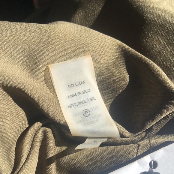 Beautiful olive green with circle details dress - Picture 10 of 11